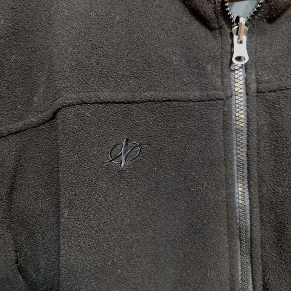 Nordic Track Fleece Jacket Ski Snowboard Full Zip Coat Black Large‎ - Picture 3 of 11